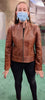 # 102 Fashion Biker Jacket in American Bison