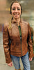 # 102 Fashion Biker Jacket in American Bison