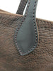 #3000 "Cibolo" Comanche Brown  American Bison Large Tote, Snap Closure.  Dimensions: 13.5" H x 17" L x 6" D