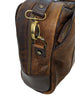 # 700 Flight Bag Briefcase - Authentic Heirloom American Buffalo (Bison)
