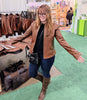 # 102 Fashion Biker Jacket in American Bison